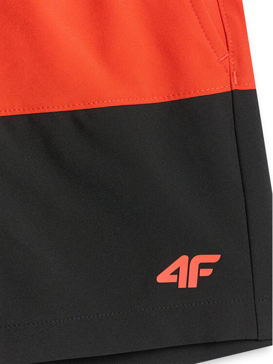 4F 4F Szorty sportowe BEACHSIDE CHILL Czerwony Board Fit
