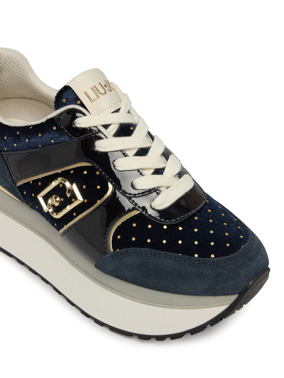 Liu Jo Liu Jo Sneakersy Maxi Wonder Plus 02 BF6009 PX901 Tmavomodrá