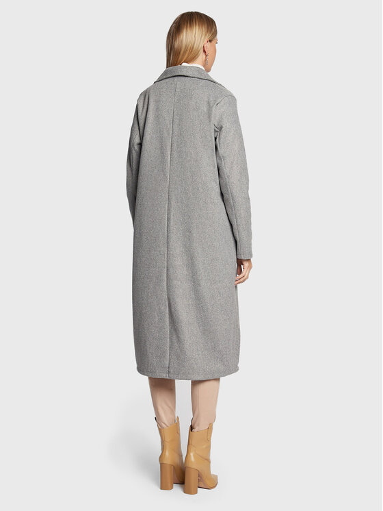 Brave Soul Brave Soul Prehodni plašč LJK-PYRAMID Siva Regular Fit