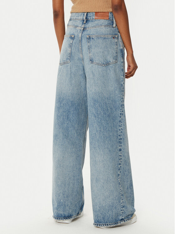Tommy Hilfiger Tommy Hilfiger Džínsy WW0WW43705 Modrá Wide Leg