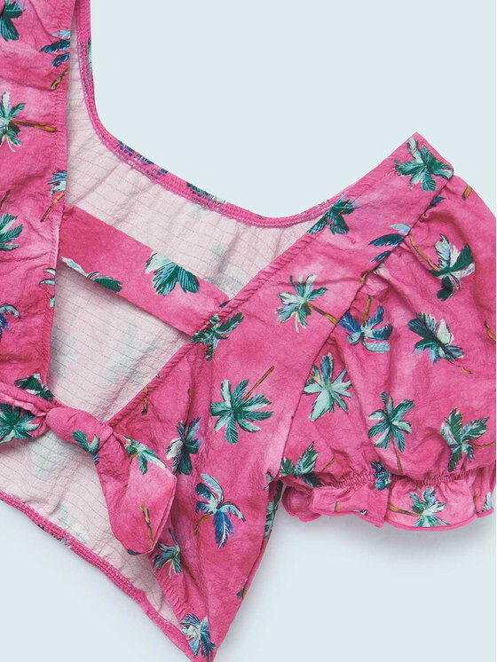 Completo top e gonna 6936 Multicolore