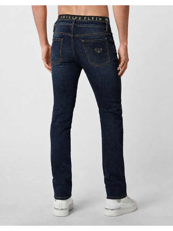 PHILIPP PLEIN PHILIPP PLEIN Jeansy 31788 Niebieski Straight Fit