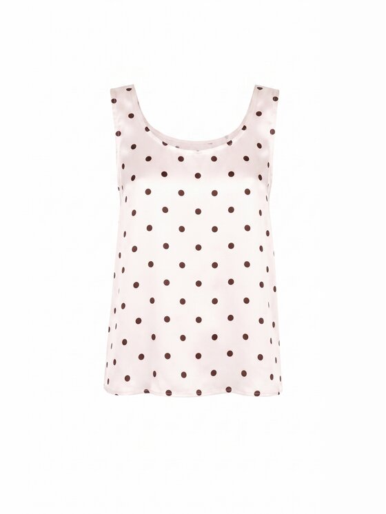 Cat&Cat Cat&Cat Top jedwabny basic Kolorowy Regular Fit