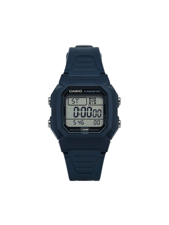 Casio Ročna Ura Digital W-800H-2AVES Mornarsko Modra