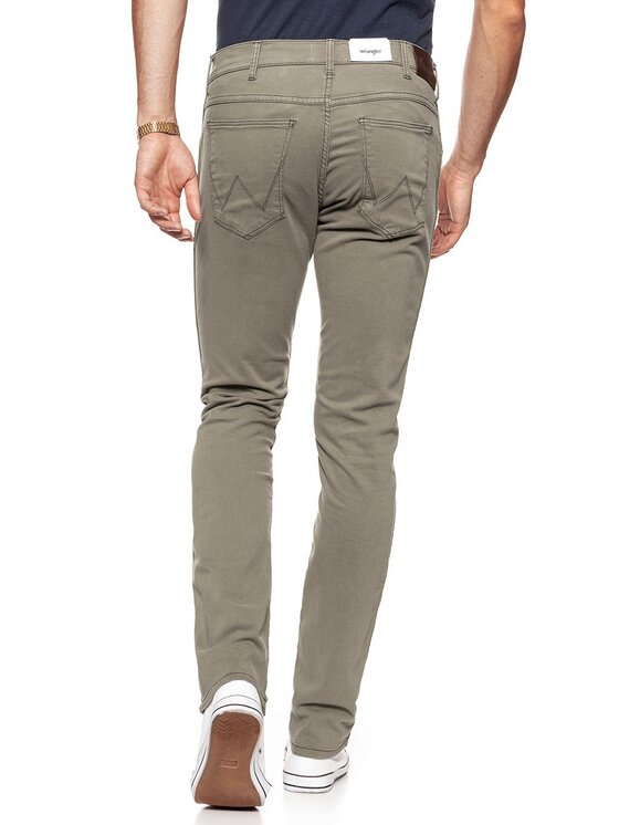 Wrangler Wrangler Pantaloni di tessuto LARSTON Verde Slim Fit