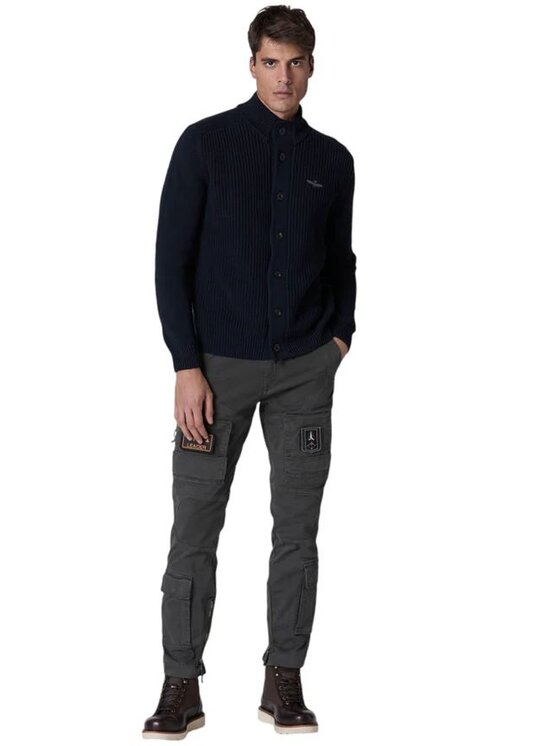 Aeronautica Militare Aeronautica Militare Pantaloni di tessuto Anti-G Verde Regular Fit