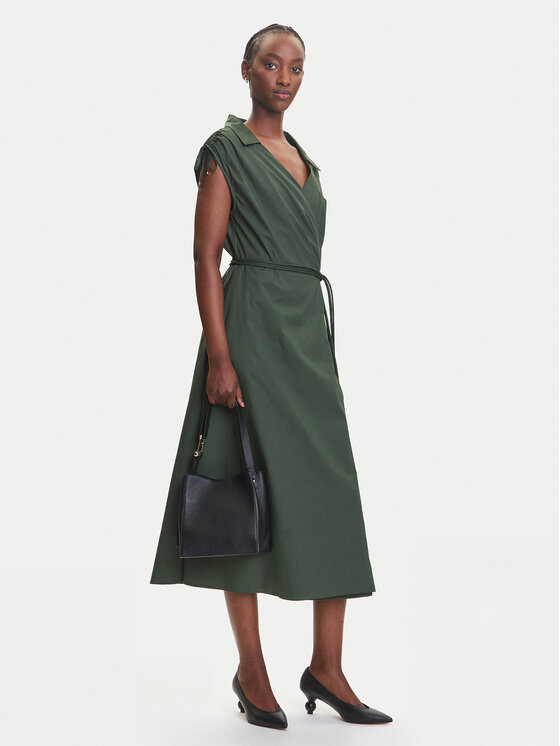 Marella Marella Vestito da giorno Rivera 2513221052 Verde Relaxed Fit