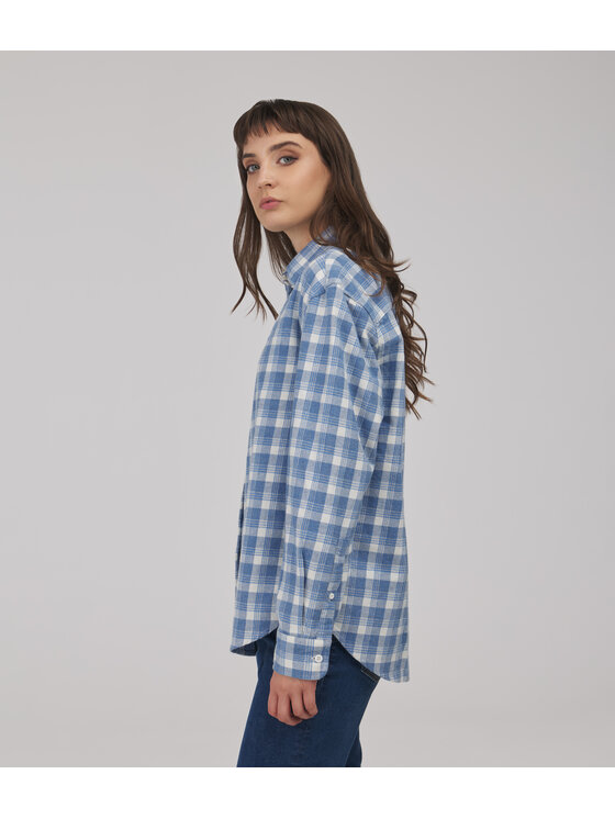 Lee Cooper Lee Cooper Koszula RENATA Niebieski Oversize