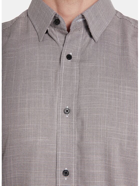 Pako Lorente Pako Lorente Koszula P25WF-1X-020 Brązowy Slim Fit