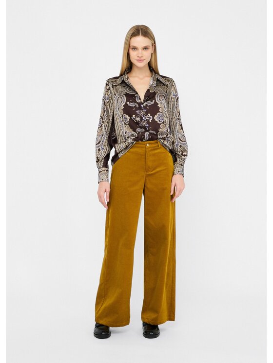 Liu Jo Liu Jo Pantalone da abito MF5274T192AX0734 Giallo Regular Fit