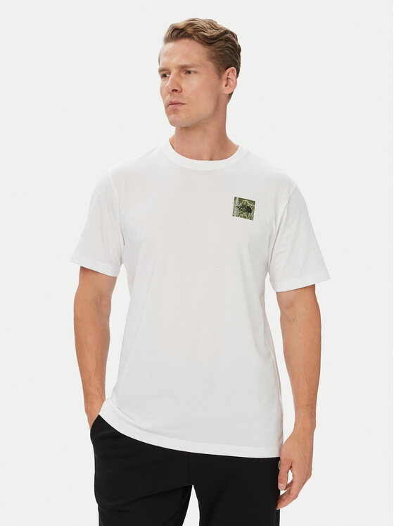 The North Face The North Face Majica Monte Reg Ss NF0A8JAV Bela Regular Fit