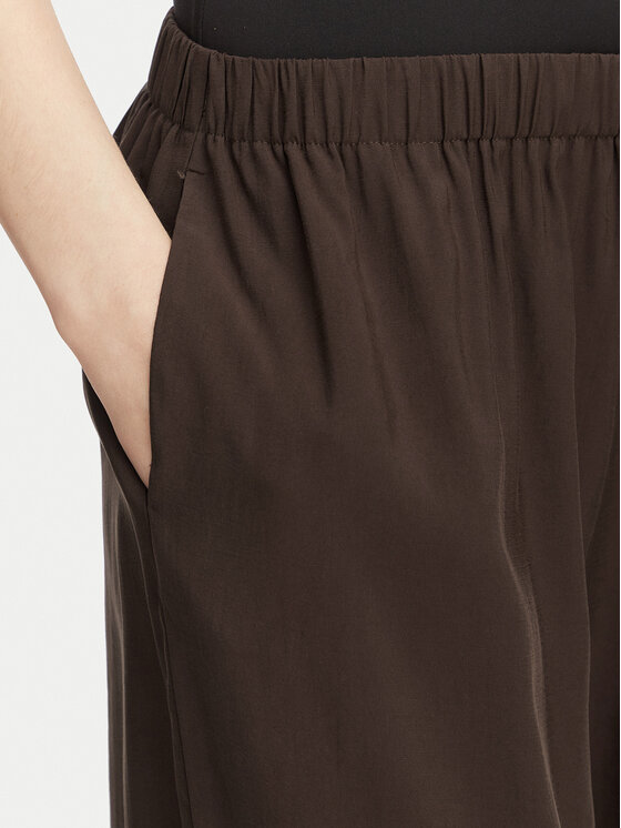 ONLY ONLY Штани з тканини Scarly 15380514 Коричневий Relaxed Fit