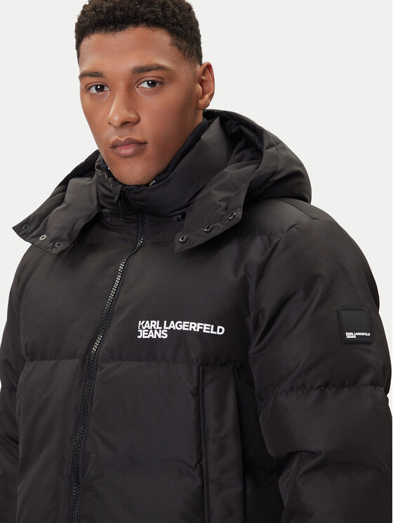 Karl Lagerfeld Jeans Karl Lagerfeld Jeans Winterjacke A3M15033 Schwarz Regular Fit