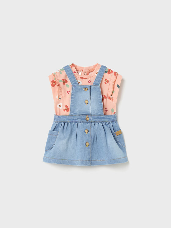 Mayoral Completo T-shirt e vestito da giorno 1830 Multicolore Regular Fit, taglia : 6_9M