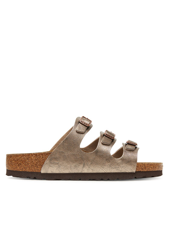 Birkenstock Birkenstock Klapki Florida 1030352 Złoty