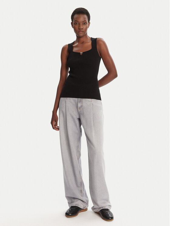 BOSS BOSS Top Fiura 50543939 Nero Regular Fit
