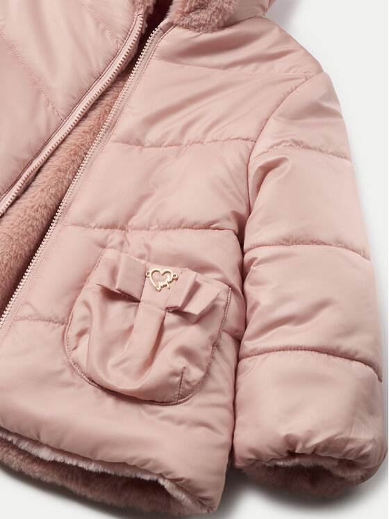 Mayoral Mayoral Зимно яке 2480 Розов Regular Fit