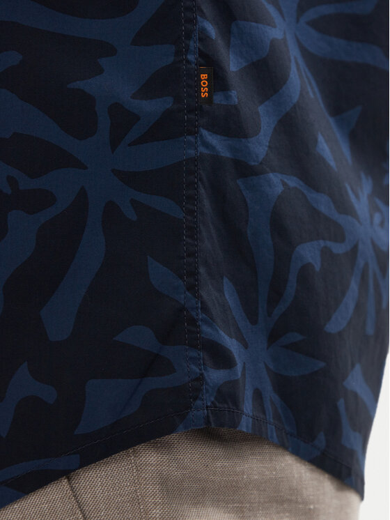 BOSS BOSS Camicia Ricoplus 50561608 Blu scuro Regular Fit