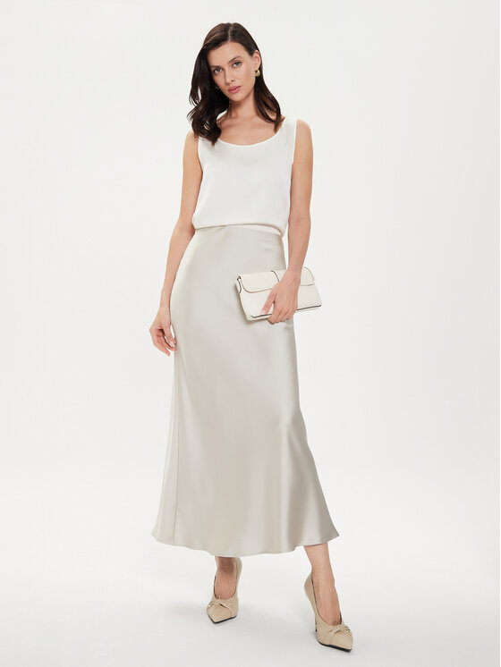 Imperial Imperial Maxi szoknya GHN4HBA Bézs Regular Fit
