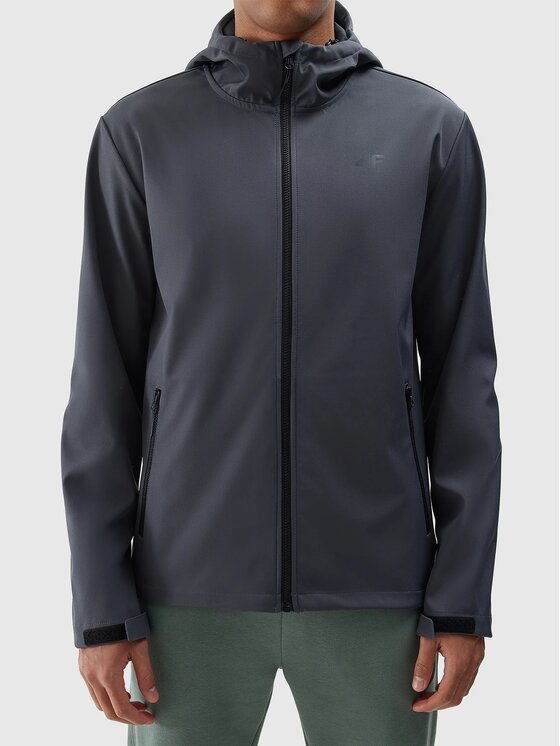 4F 4F Giacca softshell 4FWSS24 TSOFM234 22S ANTRACYT 3XL Nero Regular Fit