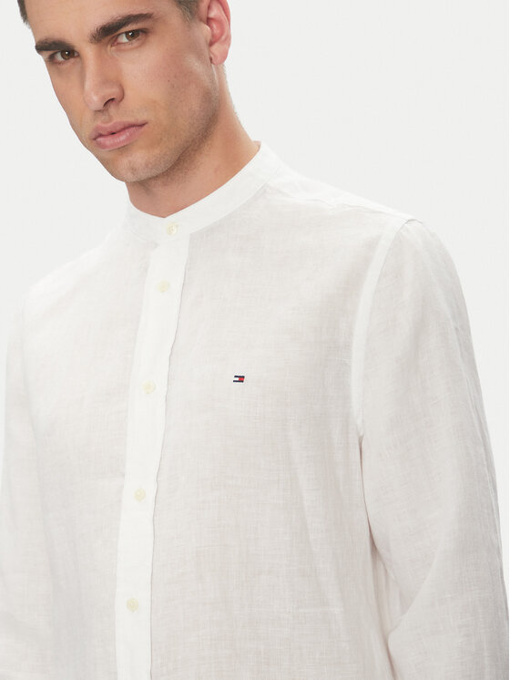 Tommy Hilfiger Tommy Hilfiger Πουκάμισο MW0MW39271 Λευκό Regular Fit