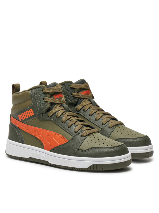 Puma Puma Tenisice Rebound V6 Mid Wtr Jr 394685 05 Kaki