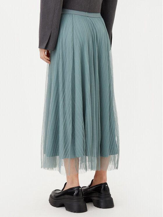 ONLY ONLY Midi sukně 15214303 Zelená Regular Fit