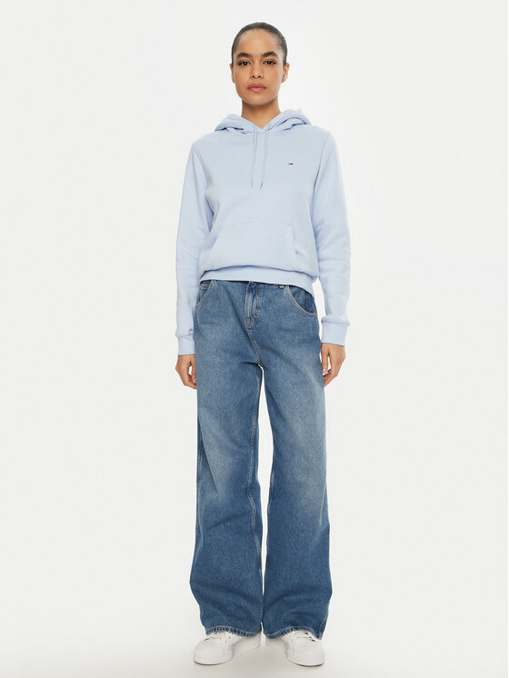 Tommy Jeans Tommy Jeans Majica dugih rukava DW0DW19958 Svijetloplava Regular Fit