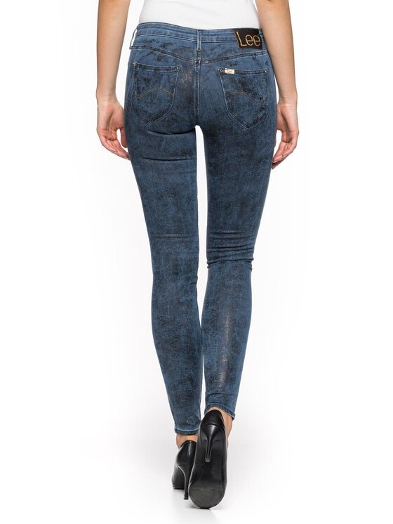Lee Lee Jeansy SKIN TO SKIN Niebieski Skinny Fit