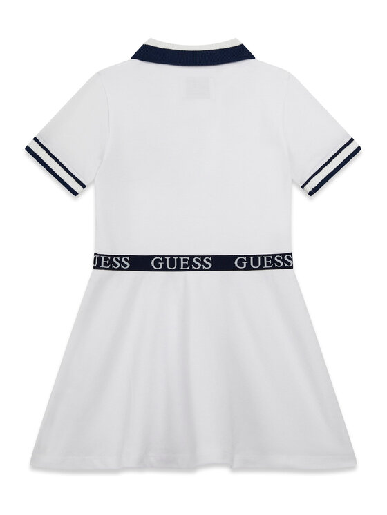 Guess Guess Rochie de zi K6RK14 K7064 Alb Regular Fit