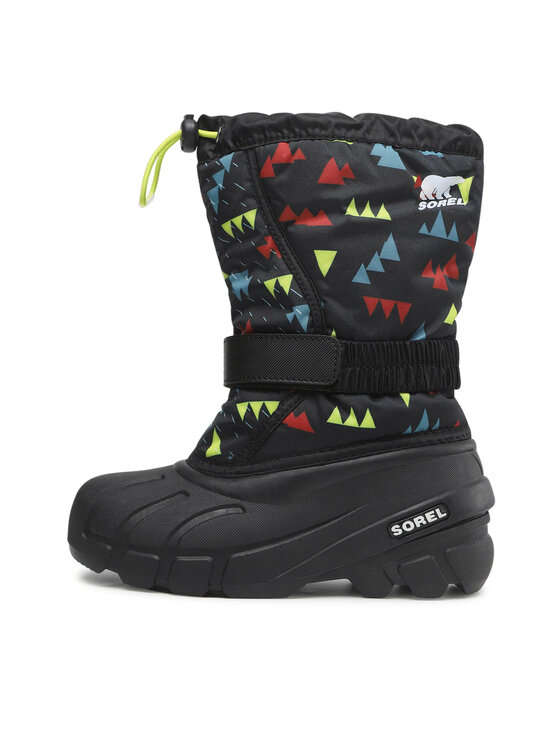 Sorel Sorel Čizme za snijeg Youth Flurry Print NY3504 Crna