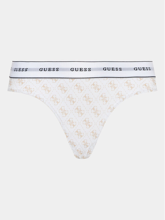 Guess Guess Klasické kalhotky Carrie O97E02 KBOE1 Bílá