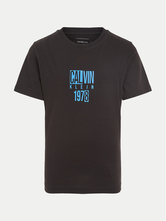 Calvin Klein Jeans Calvin Klein Jeans T-Shirt Good Level IB0IB02456 Czarny Regular Fit