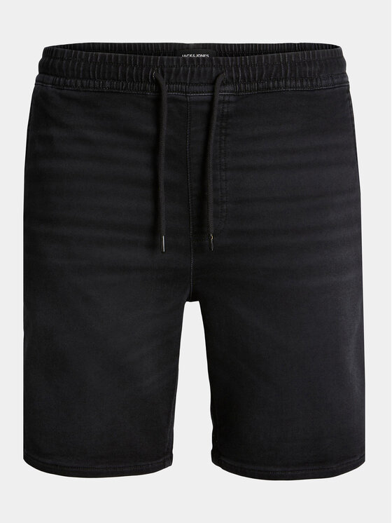 Jack & Jones Jack & Jones Szorty jeansowe Chris 12249165 Czarny Relaxed Fit