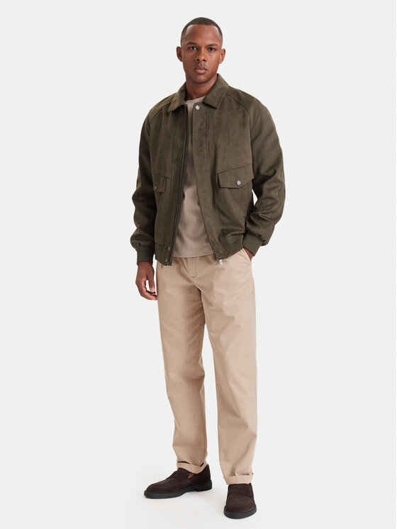 Marciano Guess Marciano Guess Műbőr dzseki M6YL36 W2822 Khaki Regular Fit