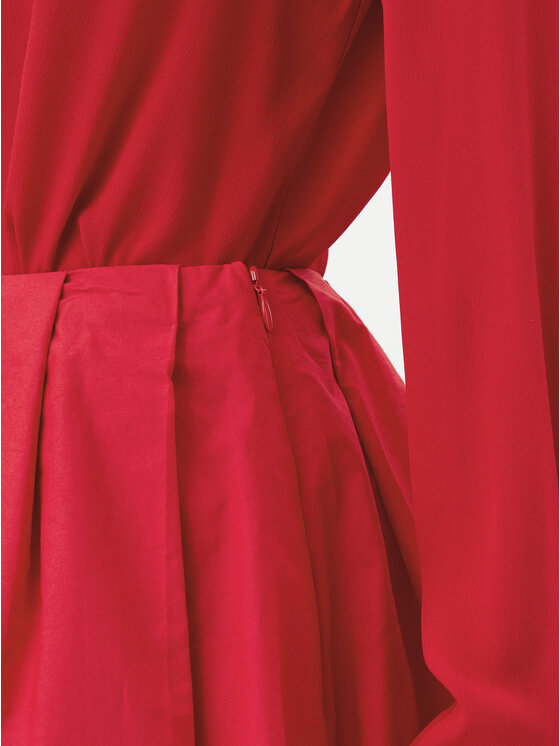 PINKO PINKO Mini sukňa Cadric 105183 A2LD Červená Regular Fit