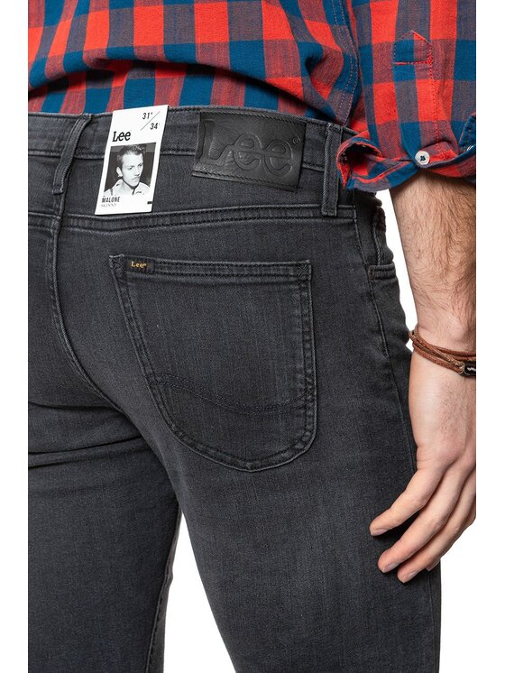 Lee Lee Jeansy MALONE Szary Skinny Fit