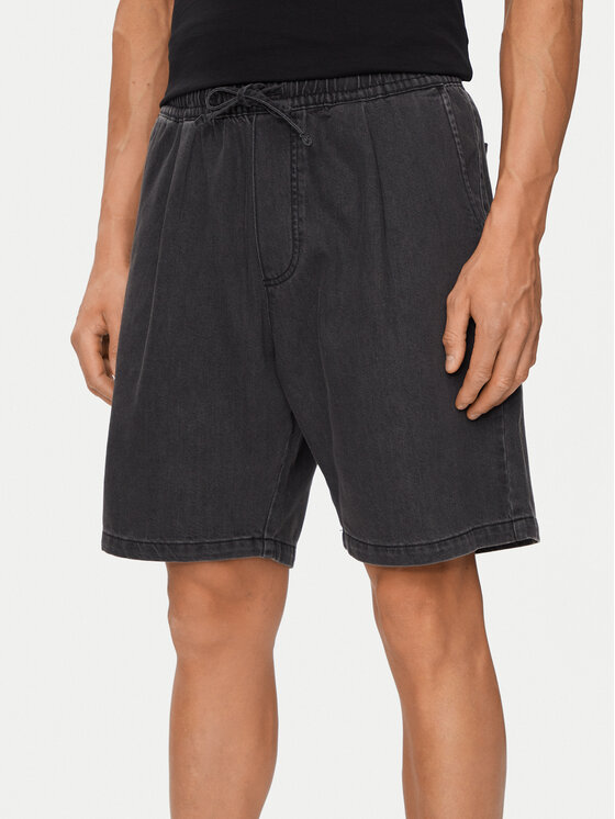 Jack&Jones Jack&Jones Kratke hlače iz tkanine Tony 12250090 Črna Loose Fit