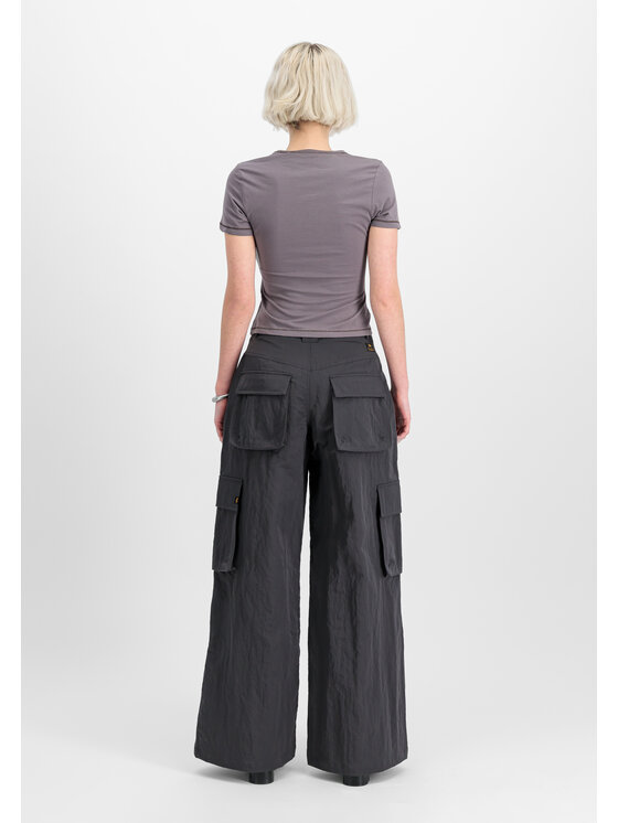 Alpha Industries Alpha Industries Spodnie cargo Zipped Leg Cargo Pant Women Szary Loose Fit