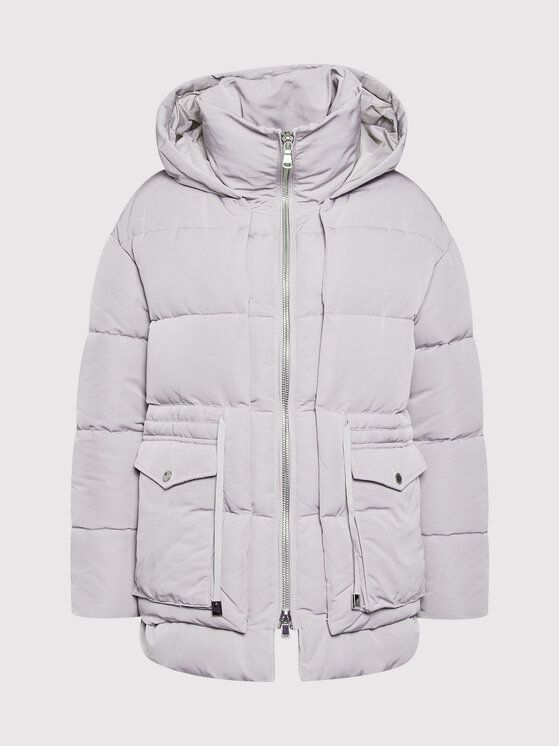 Patrizia Pepe Patrizia Pepe Зимно яке 2S1358/A9N8-S624 Сив Regular Fit