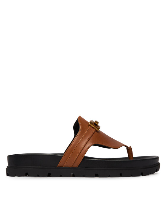 Guess Guess Čības uz pirksta FLJFRR LEA03 Gaiši brūna