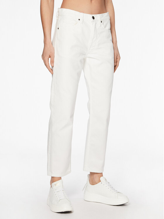 Calvin Klein Calvin Klein Džínsy K20K205167 Biela Mom Fit