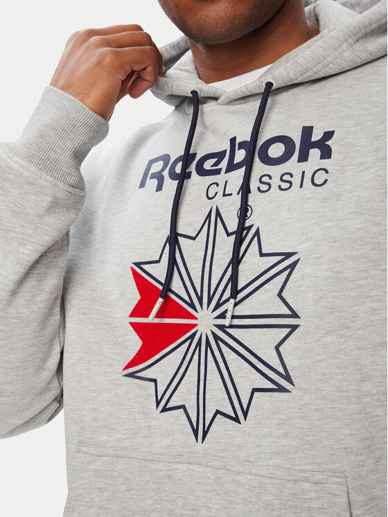 Reebok Reebok Pulóver Hainrich RK25734CCM Világosszürke Regular Fit