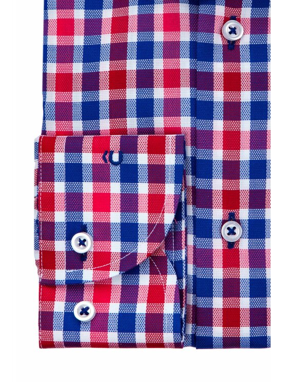 Lancerto Lancerto Koszula Haria KO051118000002 Czerwony Regular Fit