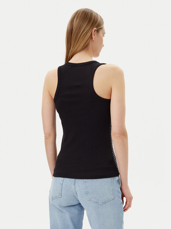 JOOP! Jeans JOOP! Jeans Top Tunka 30046107 Crna Slim Fit