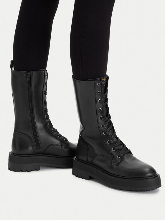 Aeronautica Militare Aeronautica Militare Trapper stila apavi 252SC0313DPL00254 Melns