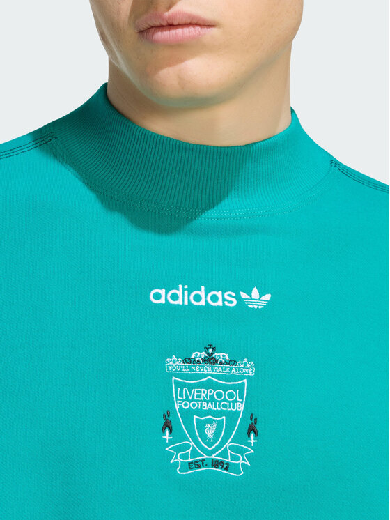 adidas adidas Bluza techniczna 172004 Zielony Loose Fit