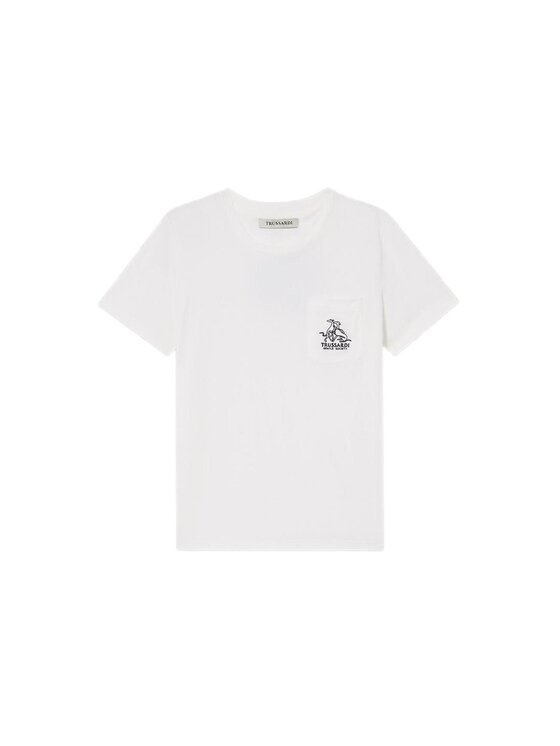 Trussardi Trussardi T-shirt G0298000053N001 Bianco Regular Fit