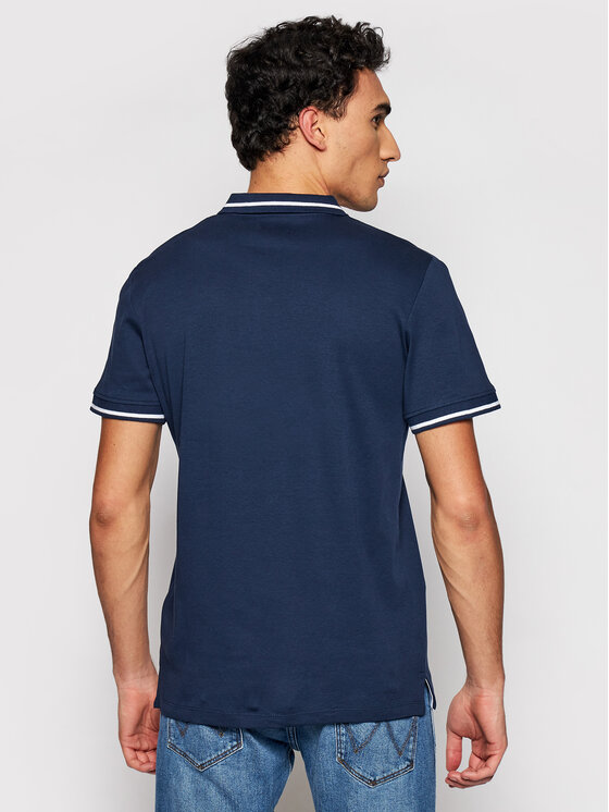 Polo Jersey 12180891 Blu scuro Regular Fit