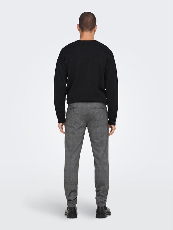 Only & Sons Only & Sons Chinos 22019887 Szürke Slim Tapered Fit